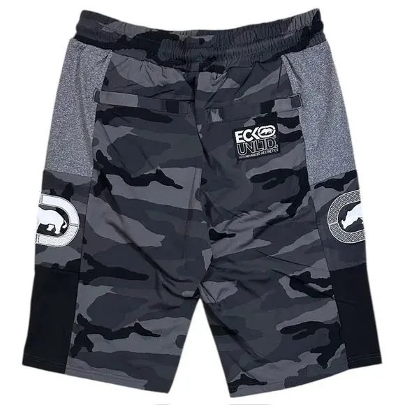 Ecko Unltd Men's Street Camo Activewear Shorts - Picture 3 of 3